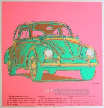 Abstracto famoso Painting - Volkswagen rosa Artistas POP